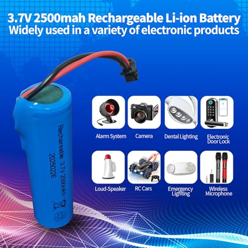 3.7V 2500mAh Li-ion Battery
