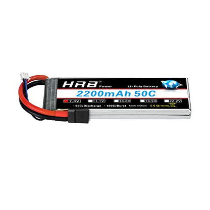 7.4V 2200mAh LiPo Battery