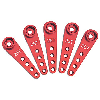 25T Single/Extension Arm Servo Horn Pack