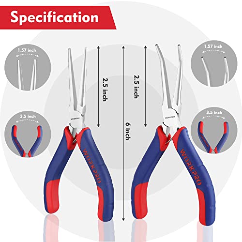 Mini Needle Nose Pliers 2-Pc