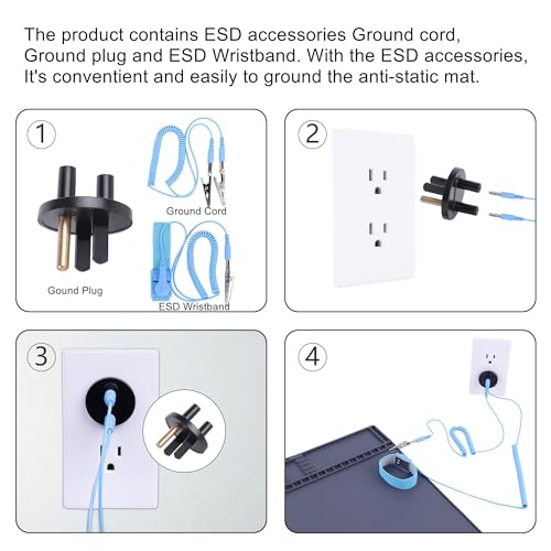Magnetic ESD Work Mat