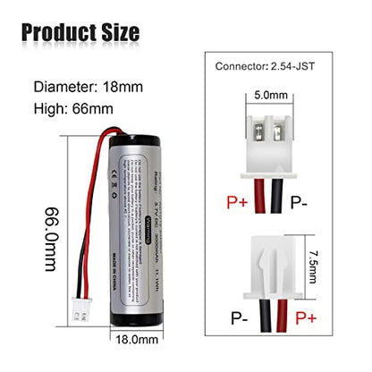 3.7V 3000mAh Li-ion Battery