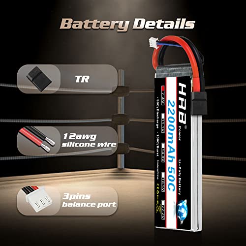 7.4V 2200mAh LiPo Battery