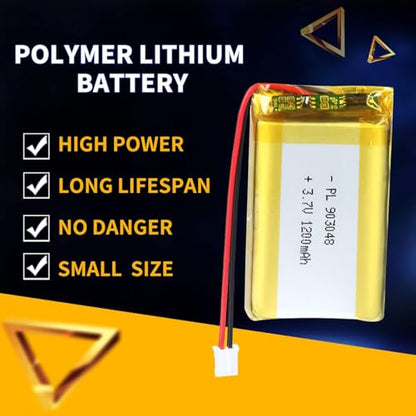 3.7V 1200mAh LiPo Battery