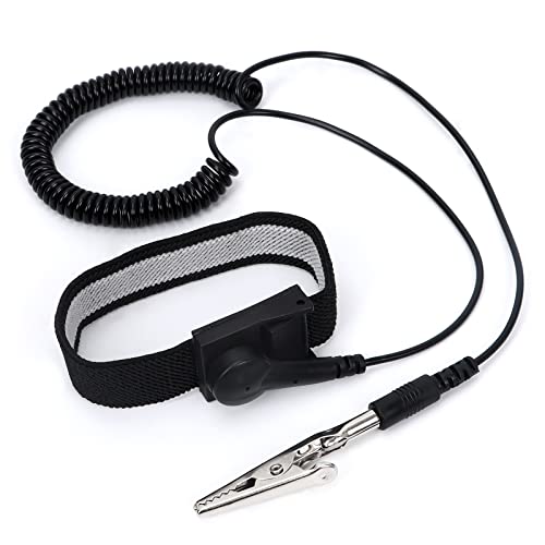 Anti-Static Wrist Strap with Alligator Clip 11"