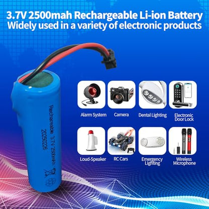 3.7V 2500mAh Li-ion Battery