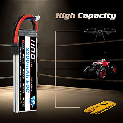 7.4V 2200mAh LiPo Battery