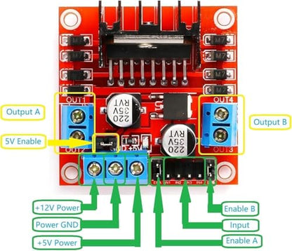 L298N Motor Driver Pack