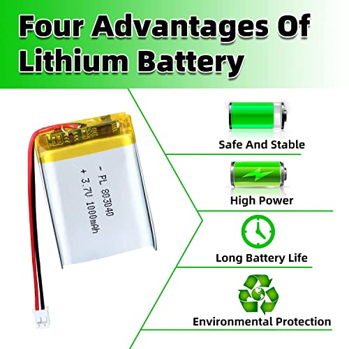 3.7V 1000mAh LiPo Battery