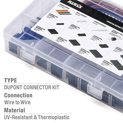 1550PCS Dupont Connector Kit
