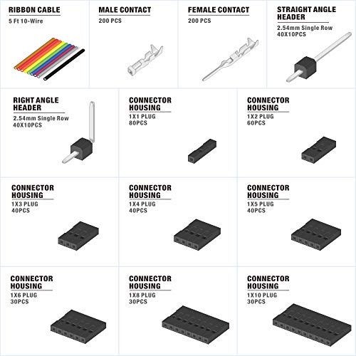 1550PCS Dupont Connector Kit