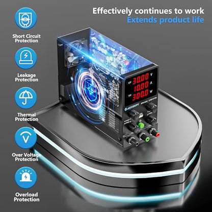 DC Power Supply 0-30V 0-10A USB