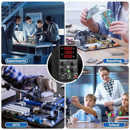 DC Power Supply 0-30V 0-10A USB