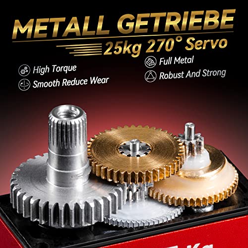 25kg High Torque Metal Gear Servo