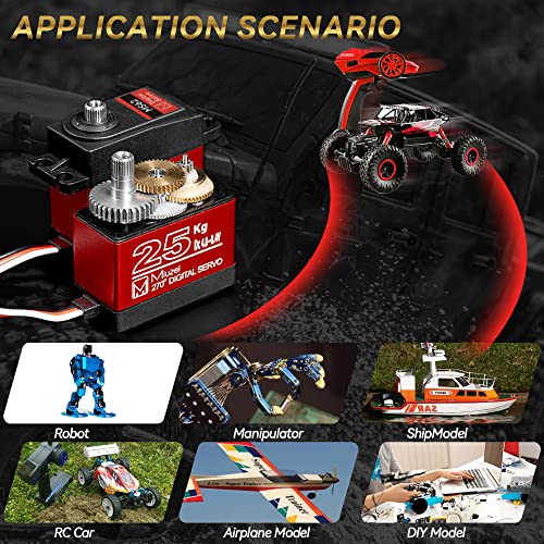 25kg High Torque Metal Gear Servo